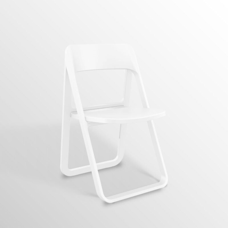 Silla Dream de polipropileno blanco