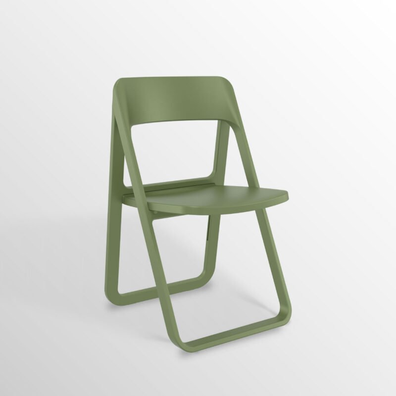 Silla Dream de polipropileno verde