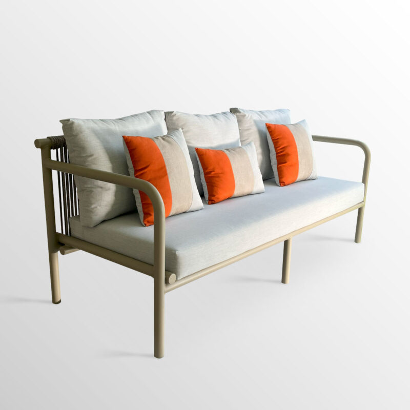 SOFA TORO ALUMINIO – ROPE RD – COJIN (Nueva colección)