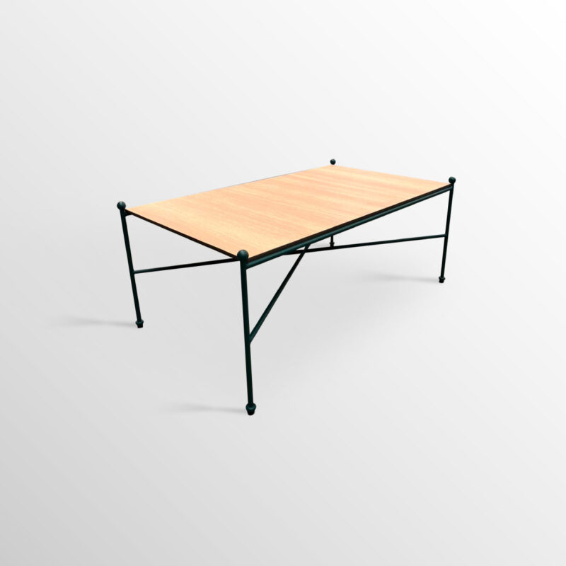 MESA CARTUJA DE CENTRO ACERO – COMPACT (Nueva colección)