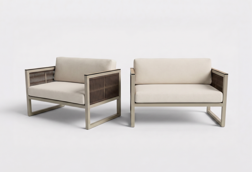 Sofá Cube Love seat Tejido