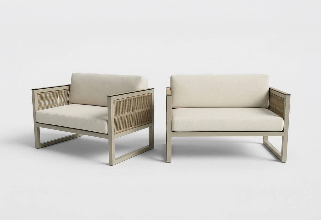 Sofá Cube Love seat Tejido